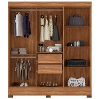 Guarda Roupa Casal 6 Portas 62320 Amendola Off White - 7