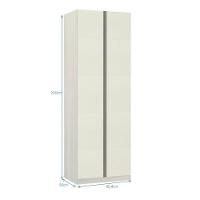 Guarda Roupa 2 Portas 80cm Legno Crema Com Kashmir - 2