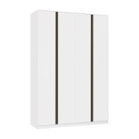 Guarda Roupa 4 Portas 159,2 Cm Branco Ff Com Branco Mat - 1