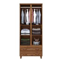 Conjunto Quarto Imbuia: Guarda-roupa Multiuso Flex 2 Portas 2 Gavetas, Cômoda 4 Gavetas Madeira - 3