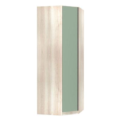 Guarda Roupa Canto Obliquo Prime Luciane 1 Porta Verde Jade MDP