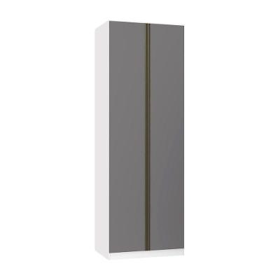 Guarda Roupa Modulado Prime Luciane 2 Portas 3 Gavetas Branco MDP