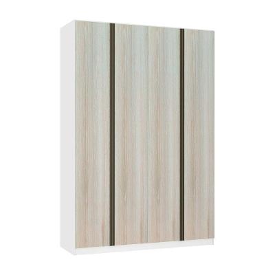 Guarda Roupa Modulado Prime Luciane 4 Portas 3 Gavetas Branco MDP