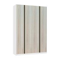 Guarda Roupa 4 Portas 159,2 Cm Branco Ff Com Legno Crema - 1