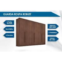 Guarda Roupa 6 Portas  e 6 Gavetas Robust Plus Freijó/FendiOff - Novo Horizonte - 2