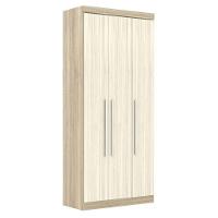 Guarda Roupa Modulado 3 Portas 2 Gavetas 192 Master Avelã Rústico/ártico Rústico - Eucamóveis - 1