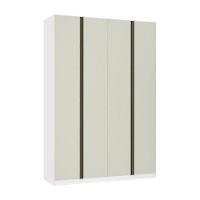 Guarda Roupa 4 Portas 159,2 Cm Branco Ff Com Kashmir - 1