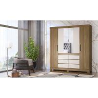 Guarda Roupa 4 Portas Cádis Amendola Off White - 1