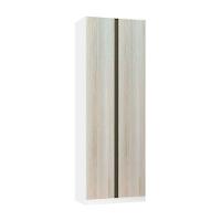 Guarda Roupa 2 Portas 80cm Branco Com Legno Crema - 1