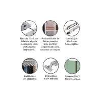 Guarda Roupa 4 Portas 159,2 Cm Branco Ff Com Verde Jade - 4