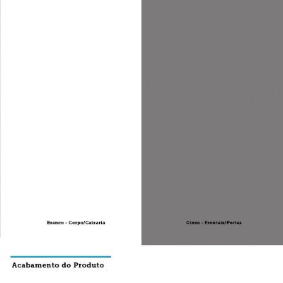 Guarda Roupa Modulado Prime Luciane 2 Portas Branco MDP