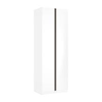 Guarda Roupa 2 Portas 80cm Branco Com Branco Mat - 1