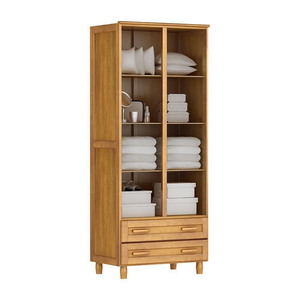 Guarda-roupa Multiuso Mel com 2 Portas 2 Gavetas - 2