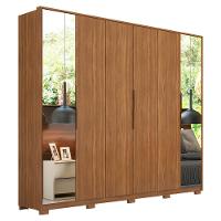 Guarda Roupa De Casal 6 Portas 2 Espelho Atrice - 1