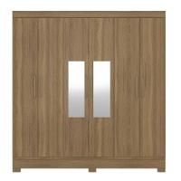 Guarda Roupa 6 Portas com Espelho Prático Amendola Touch - 1
