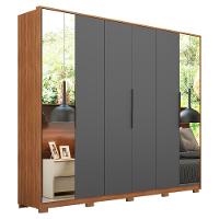 Guarda Roupa De Casal 6 Portas 2 Espelho Atrice - 1