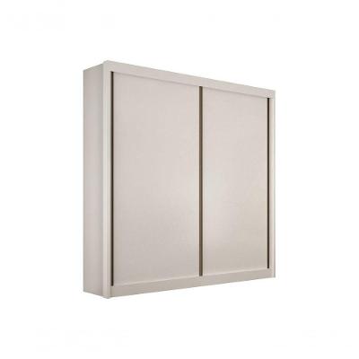 Guarda Roupa Casal São Paulo Gold 2 Portas de Correr 3 Gavetas Branco MDF