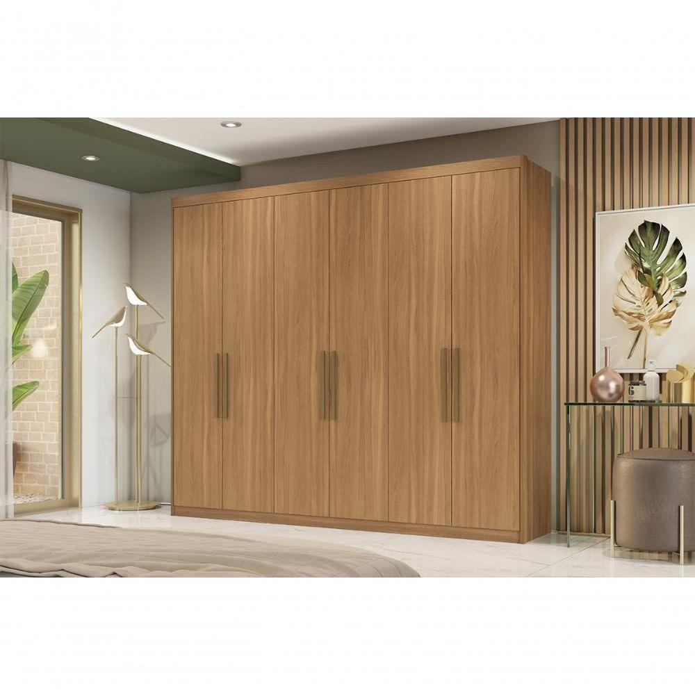 Guarda Roupa Casal 6 Portas 267Cm 63370 Sumatra Amendola Touch Demobile Amendola Touch - 3