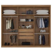 Guarda Roupa Casal 6 Portas 267Cm 63370 Sumatra Amendola Touch Demobile Amendola Touch - 19