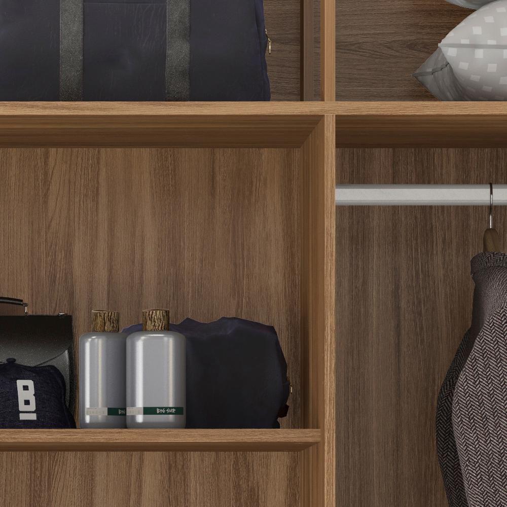 Guarda Roupa Casal 6 Portas Com Pes 63370Pe Sumatra Amendola Touch Demobile Amendola Touch - 3