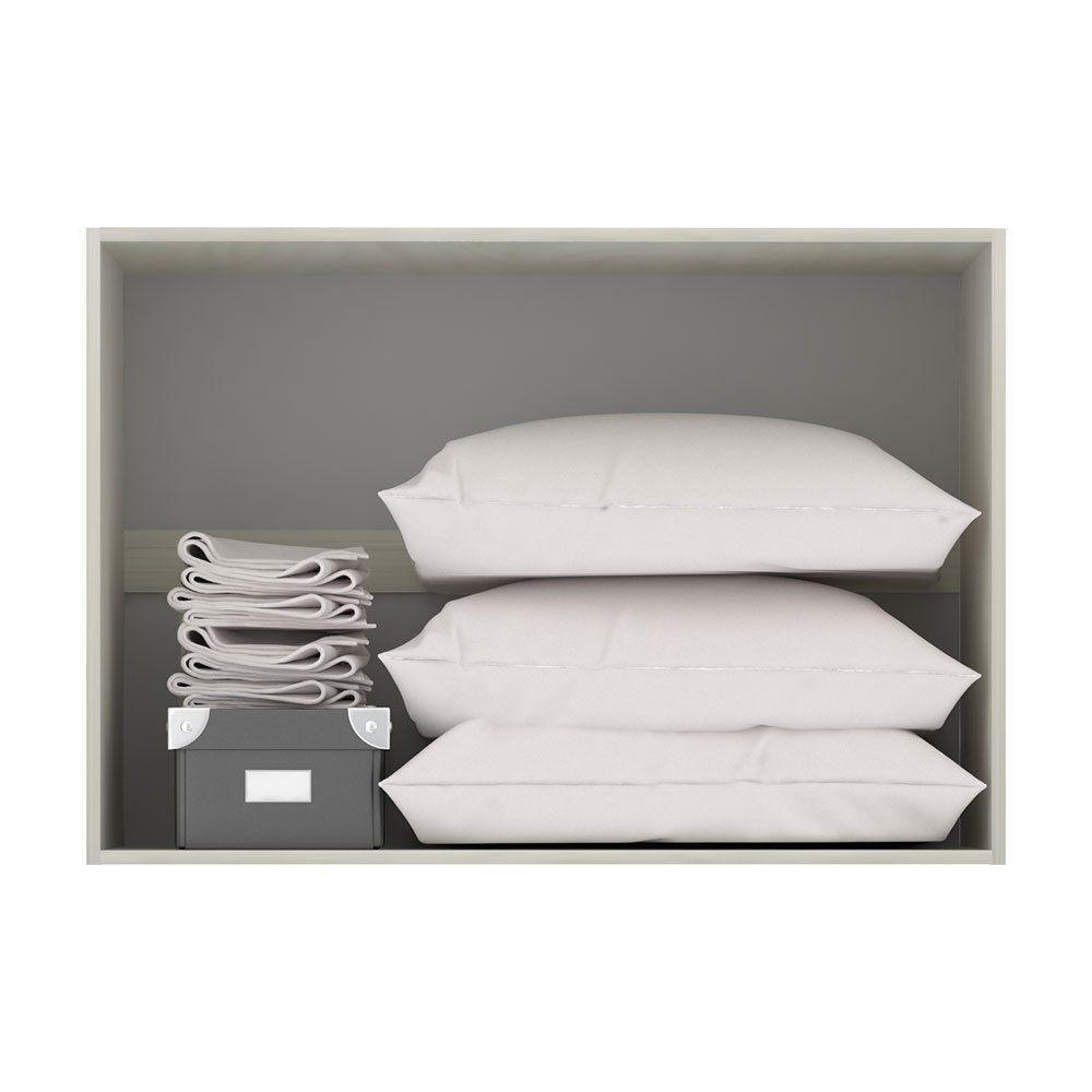 Maleiro Ponte Solteiro 2 Portas 97 Cm Crema Com Kashmir - 3