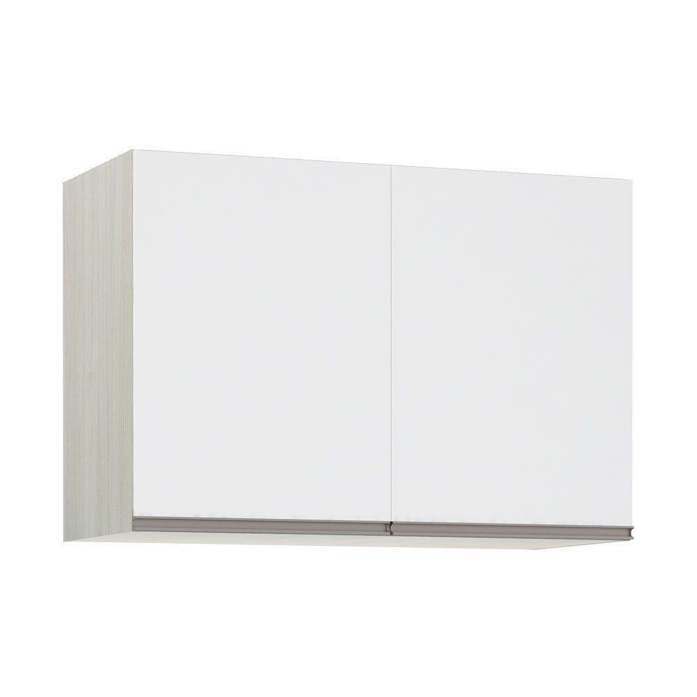 Maleiro Ponte Solteiro 2 Portas 97 Cm Crema Com Branco Mat - 1