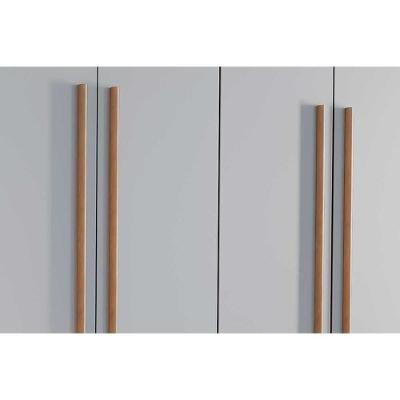 Guarda Roupa Casal Hawaii 6 Portas de Abrir 2 Gavetas Naturale-off White Rufato