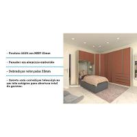 Guarda Roupa Canto Solteiro E 12 Gavetas Legno Crema C/ Gaia - 7