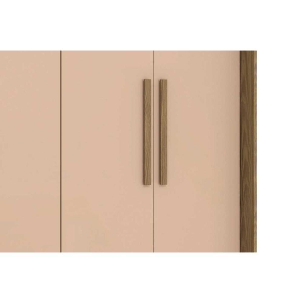 Guarda Roupa Casal Flex 5 Portas e 4 Gavetas N564 Nogueira/Macadamia - Kappesberg - 6