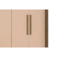 Guarda Roupa Casal Flex 5 Portas e 4 Gavetas N564 Nogueira/Macadamia - Kappesberg - 6