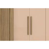 Guarda Roupa Casal Flex 5 Portas e 4 Gavetas N564 Nogueira/Macadamia - Kappesberg - 7