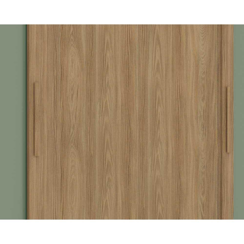 Guarda Roupa Casal N565 4 Portas de Correr e 4 Gavetas Nogueira/Macadamia/Verde Oliva - Kappesberg - 3
