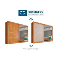 Guarda Roupa Casal 2 Portas de Correr e 4 Gavetas c/ 1 Espelho Verona Plus Peroba - Europa - 3