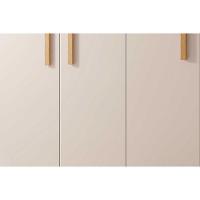 Guarda Roupa Solteiro 4 Portas e 2 Gavetas Espanha Naturale/Off White - Rufato - 6