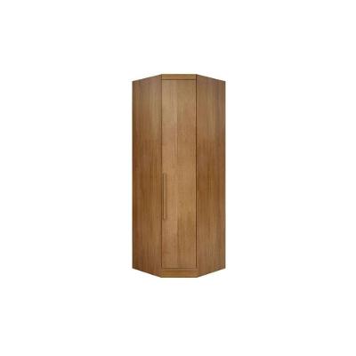 Módulo de Quarto Solteiro Closet  Canto Oblíquo Rizon 1 Porta e 2 s Cumaru - Novo Horizonte