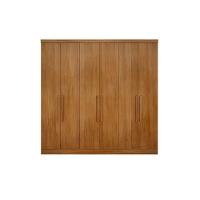 Módulo de Quarto Solteiro Guarda Roupa Rizon c/ 6 Portas e 8 Gavetas Freijó Cumaru - Novo Horizonte - 1