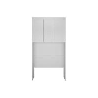 Módulo De Quarto Solteiro Armário Ponte Aéreo Rizon C- 3 Portas Branco - Novo Horizonte - 1