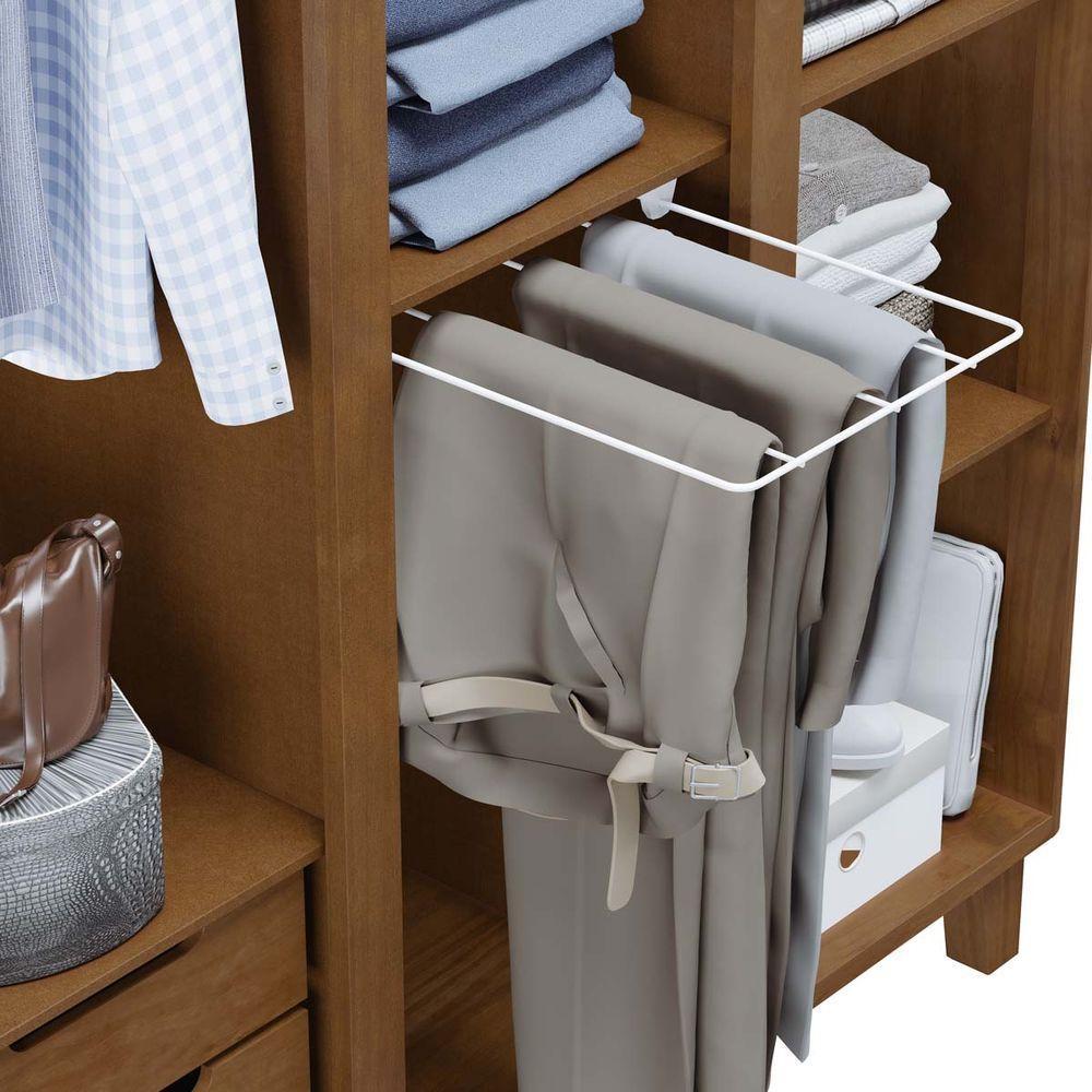 Guarda-roupa Solteiro 4 Portas Madeira Maciça Cavazotto - 4