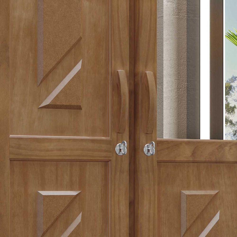 Guarda-roupa Solteiro 4 Portas Madeira Maciça Cavazotto - 5