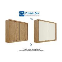 Guarda Roupa 2 Portas de Correr e 4 Gavetas Creta Off White - Europa