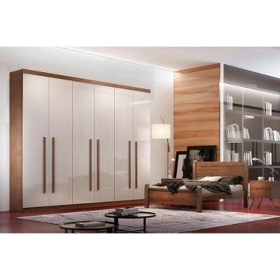 Guarda Roupa Casal Bahia 6 Portas Bater 4 Gavetas Naturale-Off White Rufato
