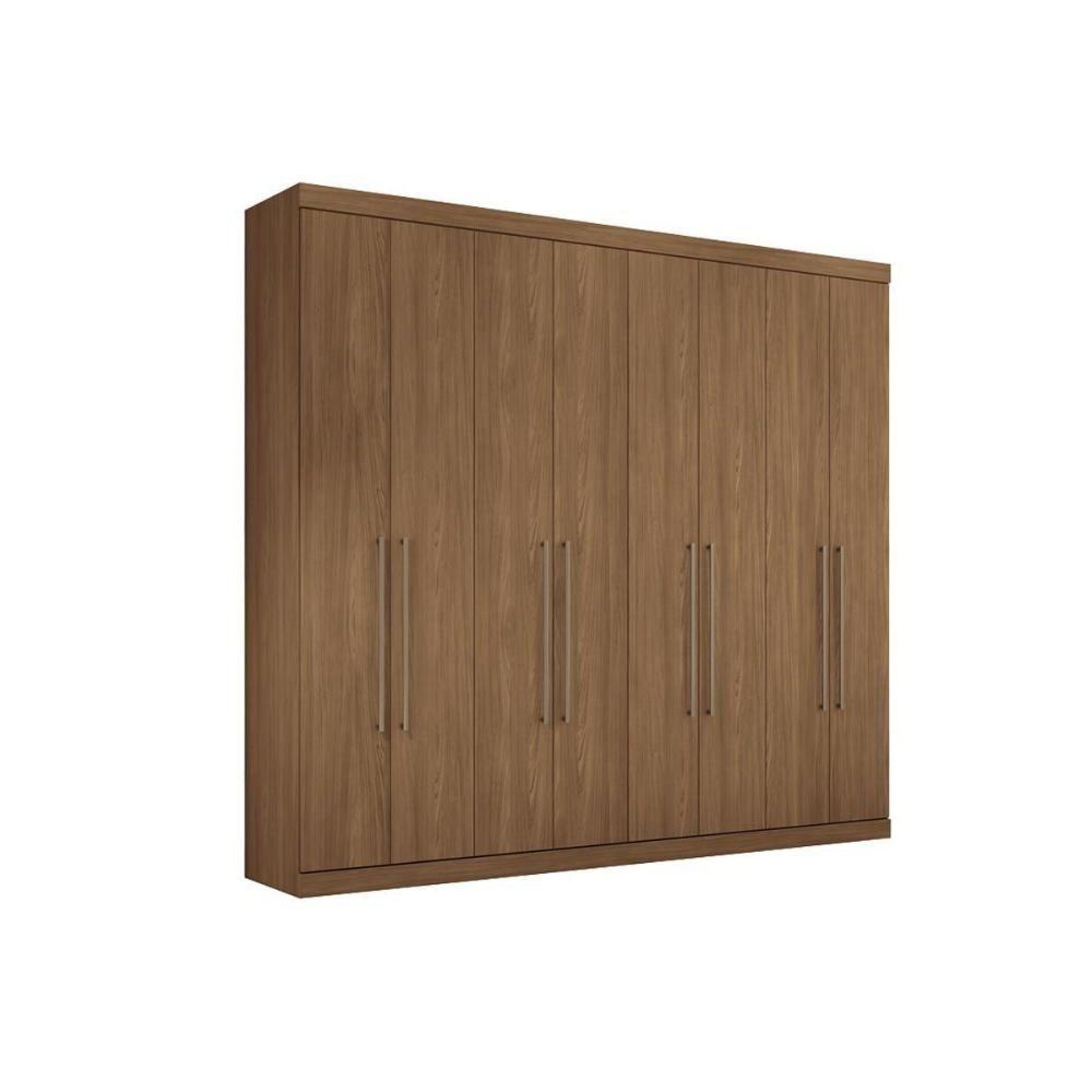 Guarda Roupa Casal 8 Portas e 4 Gavetas Master Vip 8.4 Branco - Santos Andirá - 6