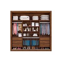 Guarda Roupa Casal 2 Portas de Correr e 6 Gavetas c/ 1 Espelho Sevilha Branco - Europa