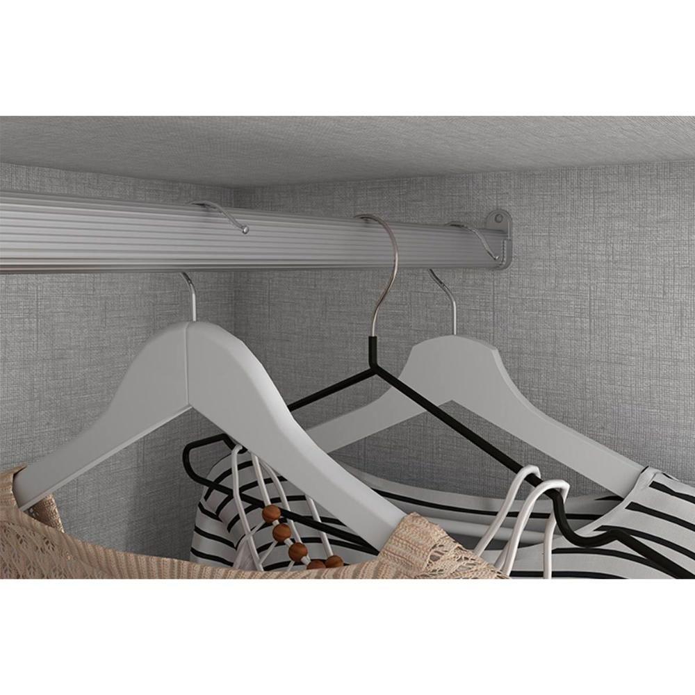 Guarda Roupa Casal 6 Portas e 4 Gavetas Americano Branco - Henn - 2