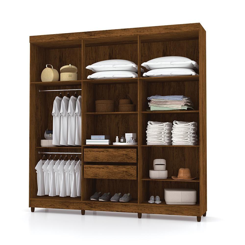 Roupeiro 6 Portas Bentley Imbuia Rústico - 4