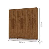 Roupeiro 6 Portas Bentley Imbuia Rústico - 2