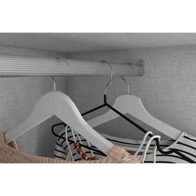 Guarda Roupa Casal Americano 6 Portas de Abrir 4 Gavetas Cinza MDP Henn