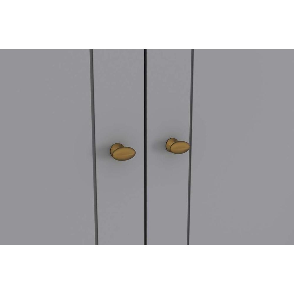 Guarda Roupa 6 Portas  e 4 Gavetas Americano  Branco - Henn - 6