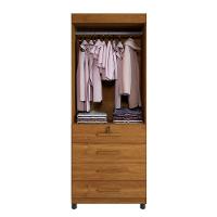 Roupeiro Conjugado 2 Portas 4 Gavetas New Maia Benetil Cinamomo. - 2