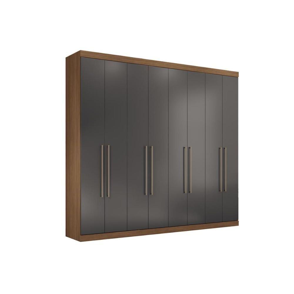 Guarda Roupa Casal 8 Portas e 4 Gavetas Master Vip 8.4 Branco - Santos Andirá - 4